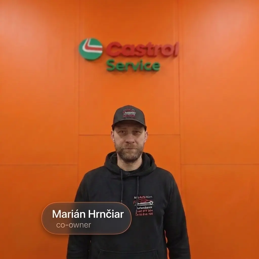Marián Hrnčiar — Spolumajiteľ servisu, M.I.Auto s.r.o.